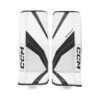CCM YTFlex 3 Youth Goalie Leg Pads 1 CCM YTFlex 3 Youth Goalie Leg Pads -Baue Hockey Shop ccm leg pads ccm ytflex 3 youth goalie leg pads white white black black 20 29171313672258