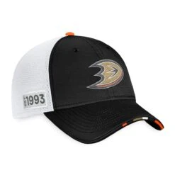 Anaheim Ducks Fanatics Authentic Pro Draft Structured Trucker Hat -Baue Hockey Shop fanatics hats anaheim ducks fanatics authentic pro draft structured trucker hat osfa 29395919536194