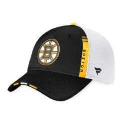 Boston Bruins Fanatics Authentic Pro Draft Structured Trucker Hat