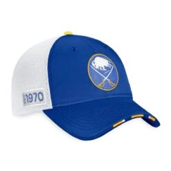 Buffalo Sabres Fanatics Authentic Pro Draft Structured Trucker Hat -Baue Hockey Shop fanatics hats buffalo sabres fanatics authentic pro draft structured trucker hat osfa 29395919241282