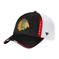 Chicago Blackhawks Fanatics Authentic Pro Draft Structured Trucker Hat