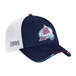 Colorado Avalanche Fanatics Authentic Pro Draft Structured Trucker Hat -Baue Hockey Shop fanatics hats colorado avalanche fanatics authentic pro draft structured trucker hat osfa 29396045856834