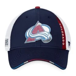 Colorado Avalanche Fanatics Authentic Pro Draft Structured Trucker Hat -Baue Hockey Shop fanatics hats colorado avalanche fanatics authentic pro draft structured trucker hat osfa 30368762101826