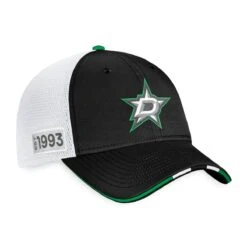 Dallas Stars Fanatics Authentic Pro Draft Structured Trucker Hat -Baue Hockey Shop fanatics hats dallas stars fanatics authentic pro draft structured trucker hat osfa 29395917242434