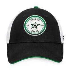 Dallas Stars Fanatics Iconic Gradient Structured Trucker Hat -Baue Hockey Shop fanatics hats dallas stars fanatics iconic gradient structured trucker hat osfa 29636194172994