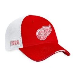 Detroit Red Wings Fanatics Authentic Pro Draft Structured Trucker Hat -Baue Hockey Shop fanatics hats detroit red wings fanatics authentic pro draft structured trucker hat osfa 29395916816450