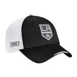 Los Angeles Kings Fanatics Authentic Pro Draft Structured Trucker Hat -Baue Hockey Shop fanatics hats los angeles kings fanatics authentic pro draft structured trucker hat osfa 29395916456002