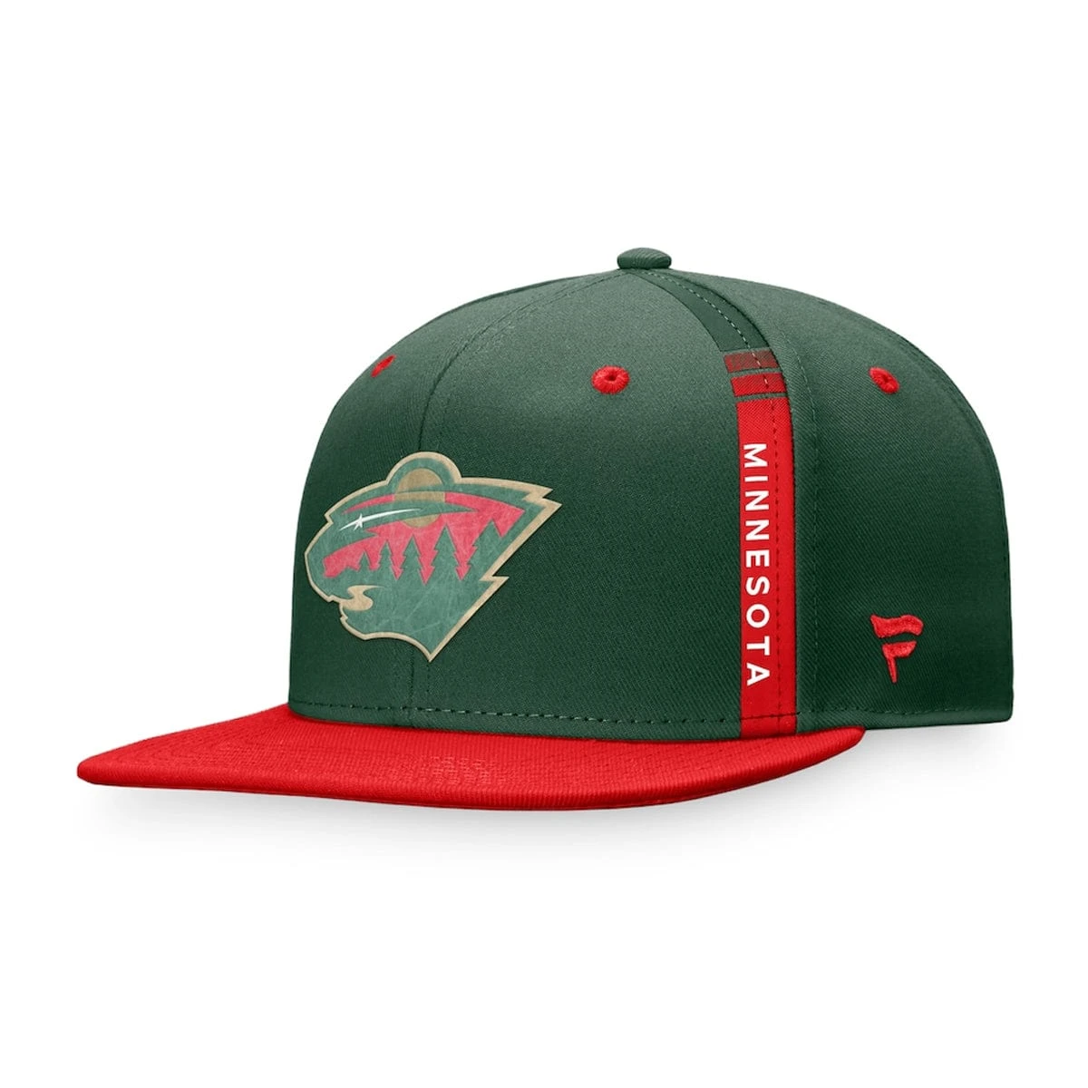Minnesota Wild Fanatics Authentic Pro Draft Snapback Hat 3 Minnesota Wild Fanatics Authentic Pro Draft Snapback Hat