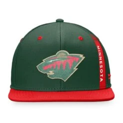 Minnesota Wild Fanatics Authentic Pro Draft Snapback Hat 7 Minnesota Wild Fanatics Authentic Pro Draft Snapback Hat -Baue Hockey Shop fanatics hats minnesota wild fanatics authentic pro draft snapback hat osfa 30410853646402