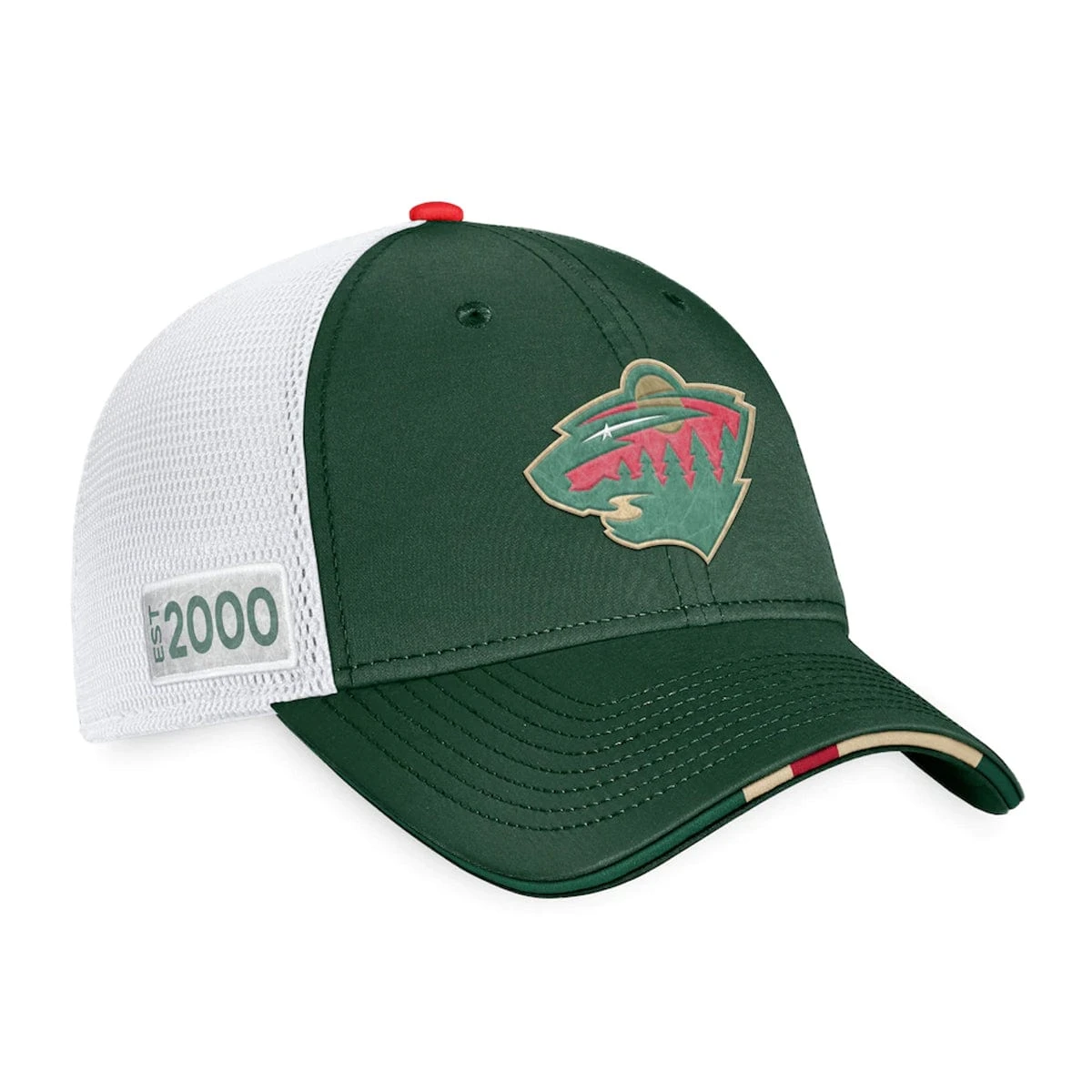 Minnesota Wild Fanatics Authentic Pro Draft Structured Trucker Hat 5 Minnesota Wild Fanatics Authentic Pro Draft Structured Trucker Hat - Image 3