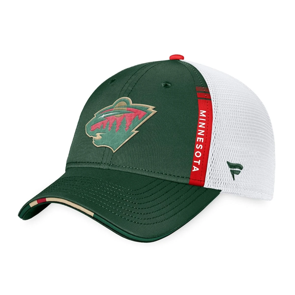 Minnesota Wild Fanatics Authentic Pro Draft Structured Trucker Hat 3 Minnesota Wild Fanatics Authentic Pro Draft Structured Trucker Hat