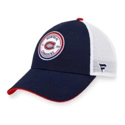 Montreal Canadiens Fanatics Iconic Gradient Structured Trucker Hat