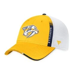 Nashville Predators Fanatics Authentic Pro Draft Structured Trucker Hat