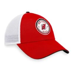 New Jersey Devils Fanatics Iconic Gradient Structured Trucker Hat -Baue Hockey Shop fanatics hats new jersey devils fanatics iconic gradient structured trucker hat osfa 30358560604226