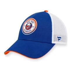 New York Islanders Fanatics Iconic Gradient Structured Trucker Hat