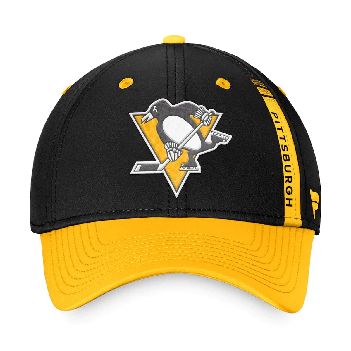 Pittsburgh Penguins Fanatics Authentic Pro Draft Flexfit Hat 4 Pittsburgh Penguins Fanatics Authentic Pro Draft Flexfit Hat - Image 2