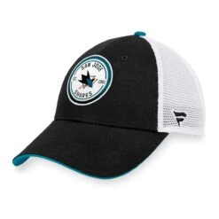 San Jose Sharks Fanatics Iconic Gradient Structured Trucker Hat