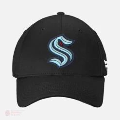 Seattle Kraken Fanatics NHL Structured Adjustable Velcro Strap Hat -Baue Hockey Shop fanatics hats seattle kraken fanatics nhl structured adjustable velcro strap hat black osfa 14685068001346