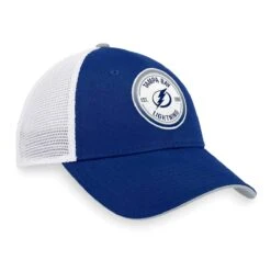Tampa Bay Lightning Fanatics Iconic Gradient Structured Trucker Hat -Baue Hockey Shop fanatics hats tampa bay lightning fanatics iconic gradient structured trucker hat osfa 29636363878466