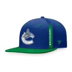 Vancouver Canucks Fanatics Authentic Pro Draft Snapback Hat