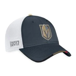 Vegas Golden Knights Fanatics Authentic Pro Draft Structured Trucker Hat -Baue Hockey Shop fanatics hats vegas golden knights fanatics authentic pro draft structured trucker hat osfa 29395797278786