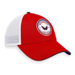 Washington Capitals Fanatics Iconic Gradient Structured Trucker Hat -Baue Hockey Shop fanatics hats washington capitals fanatics iconic gradient structured trucker hat osfa 29636365221954