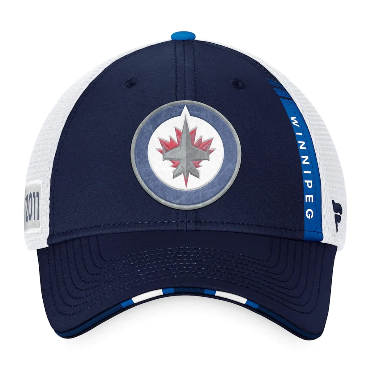 Winnipeg Jets Fanatics Authentic Pro Draft Structured Trucker Hat 4 Winnipeg Jets Fanatics Authentic Pro Draft Structured Trucker Hat - Image 2