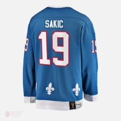 Quebec Nordiques Fanatics Breakaway Retired Senior Jersey - Joe Sakic 7 Quebec Nordiques Fanatics Breakaway Retired Senior Jersey - Joe Sakic -Baue Hockey Shop fanatics nhl jerseys quebec nordiques fanatics breakaway retired senior jersey joe sakic 13407949094978