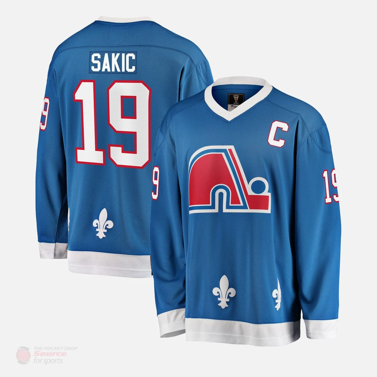 Quebec Nordiques Fanatics Breakaway Retired Senior Jersey - Joe Sakic 4 Quebec Nordiques Fanatics Breakaway Retired Senior Jersey - Joe Sakic - Image 2