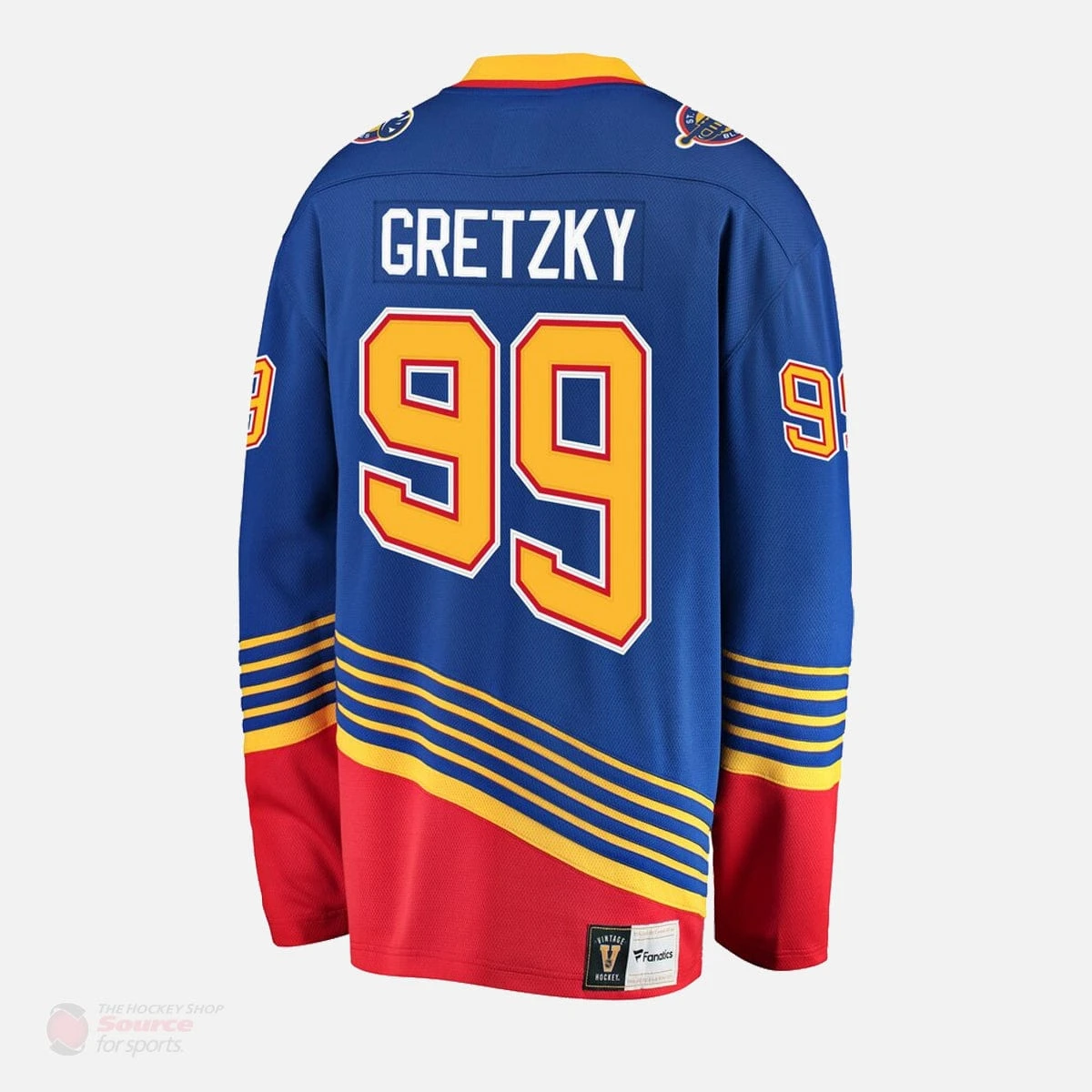 St. Louis Blues Fanatics Breakaway Retired Senior Jersey - Wayne Gretzky 5 St. Louis Blues Fanatics Breakaway Retired Senior Jersey - Wayne Gretzky - Image 3
