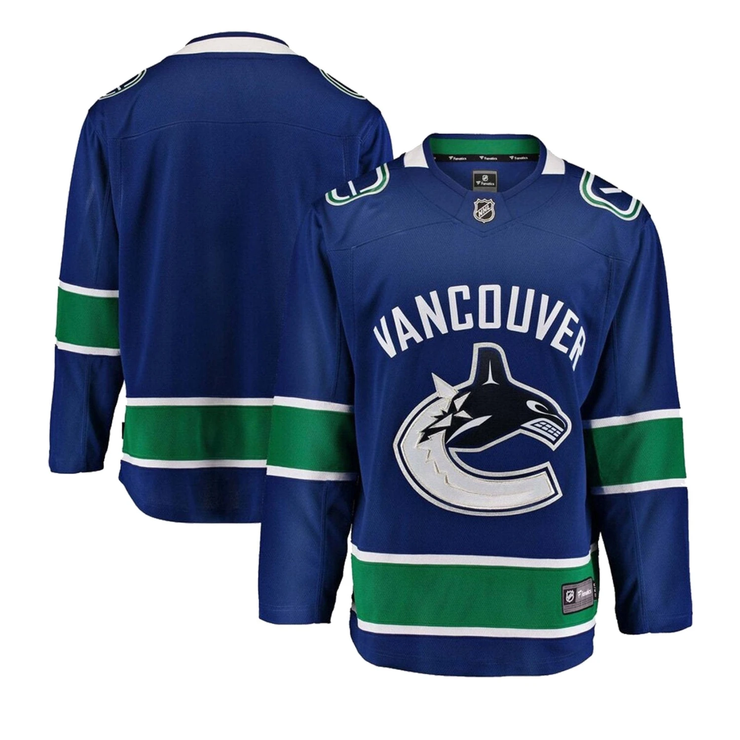 Vancouver Canucks Home Fanatics Breakaway Senior Jersey (2018) 3 Vancouver Canucks Home Fanatics Breakaway Senior Jersey (2018)
