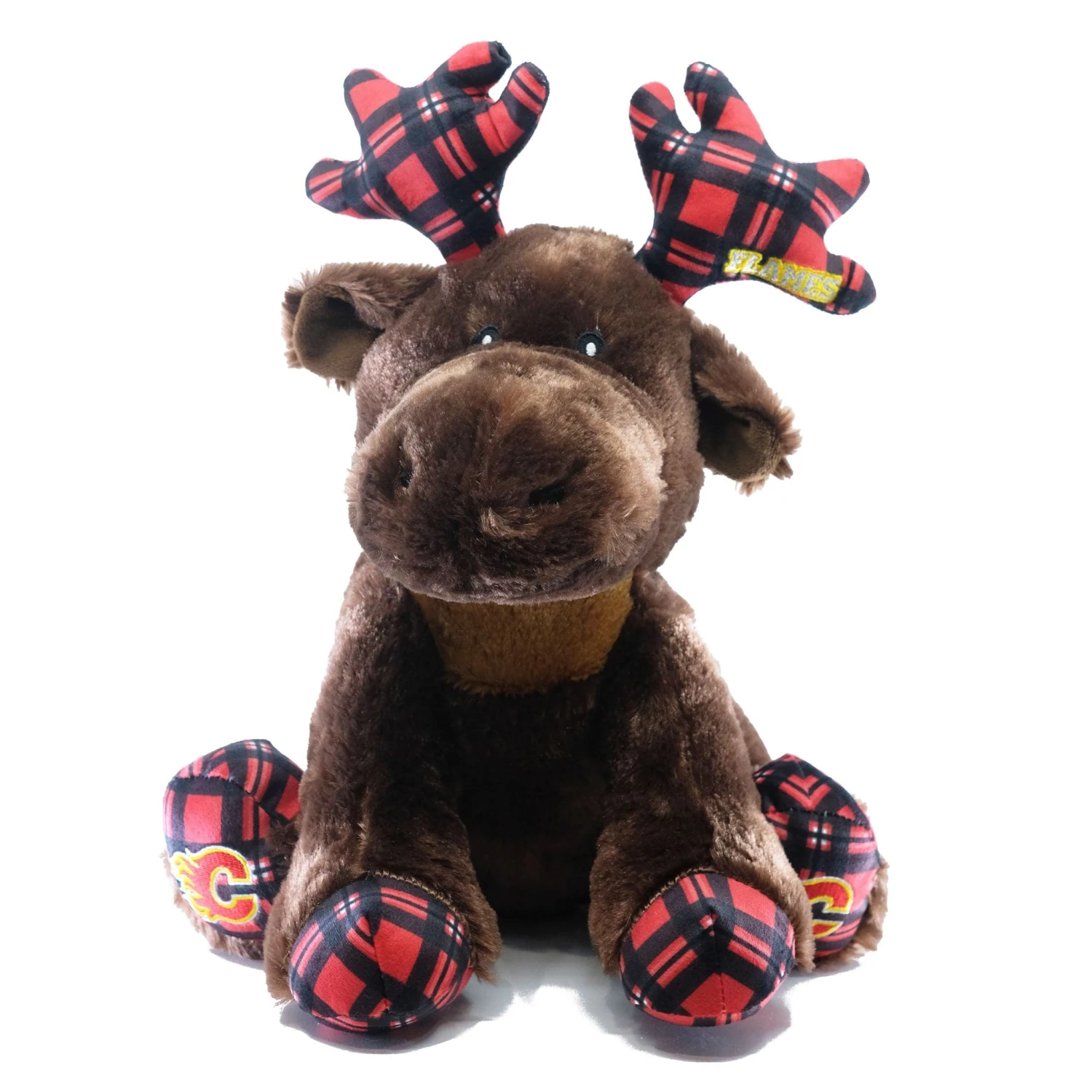 Calgary Flames Forever Collectibles NHL Flannel Moose 3 Calgary Flames Forever Collectibles NHL Flannel Moose