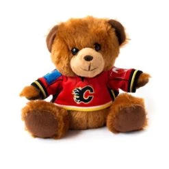 Calgary Flames Forever Collectibles NHL Seated Jersey Bear