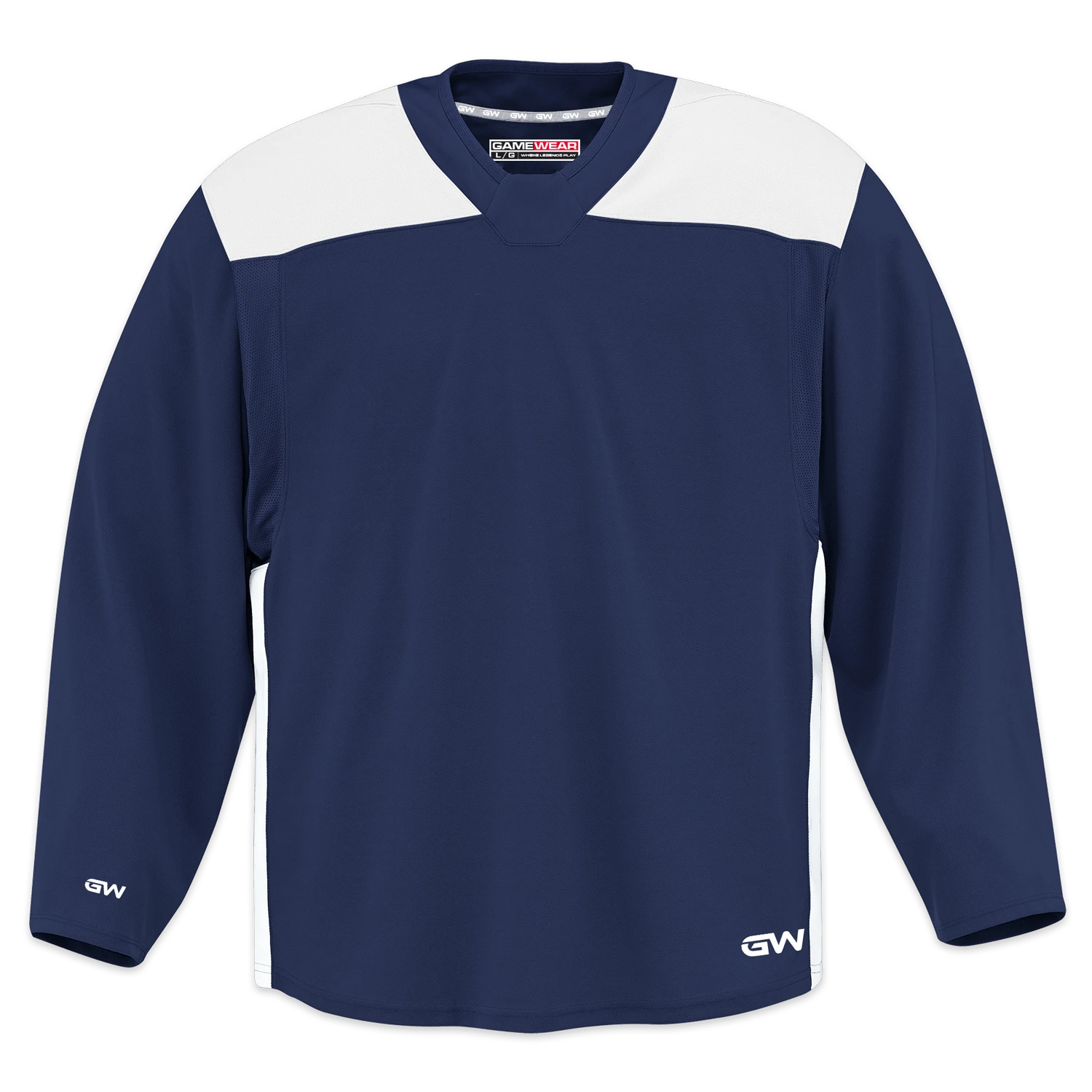 GameWear GW6500 ProLite Series Junior Hockey Practice Jersey - Royal / White 3 GameWear GW6500 ProLite Series Junior Hockey Practice Jersey - Royal / White
