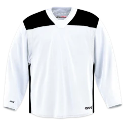 GameWear GW6500 ProLite Series Junior Hockey Practice Jersey - White / Black