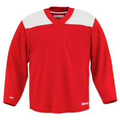 GameWear GW6500 ProLite Series Senior Hockey Practice Jersey - Red / White