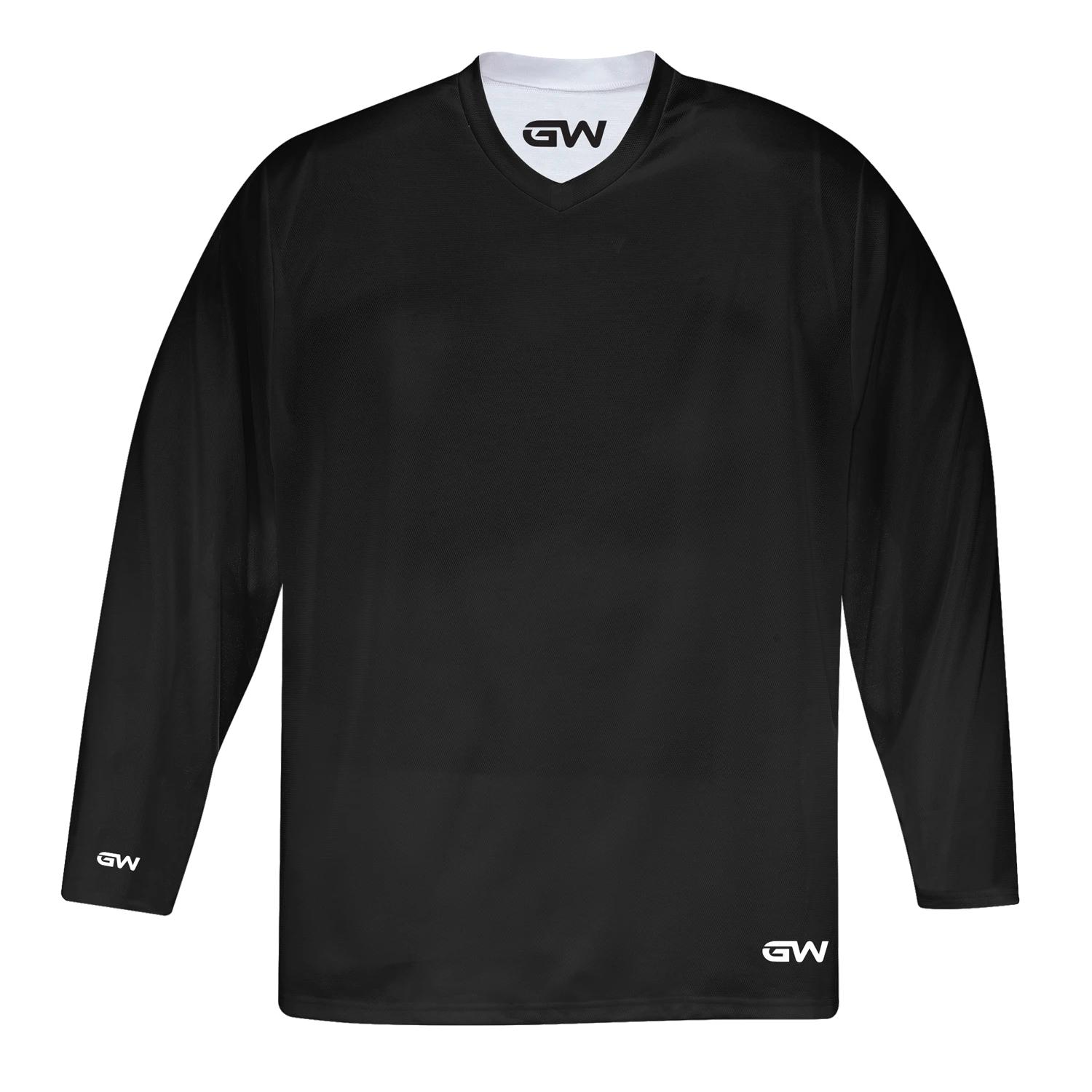 GameWear GW7500 ProLite Series Reversible Senior Hockey Practice Jersey - Black / White 3 GameWear GW7500 ProLite Series Reversible Senior Hockey Practice Jersey - Black / White