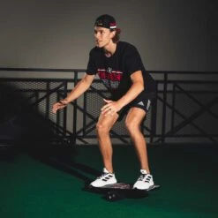 HockeyShot Training Balance Board -Baue Hockey Shop hockey shot fitness training hockeyshot training balance board osfa standard red 30359321215042