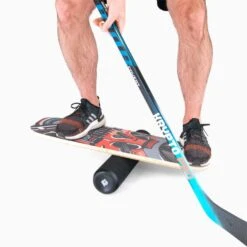 HockeyShot Training Balance Board -Baue Hockey Shop hockey shot fitness training hockeyshot training balance board osfa standard red 30359321378882