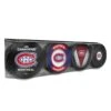Montreal Canadiens Inglasco NHL Logo Hockey Puck (4 Pack) -Baue Hockey Shop inglasco memorabilia montreal canadiens inglasco nhl logo hockey puck 4 pack black 29036799328322