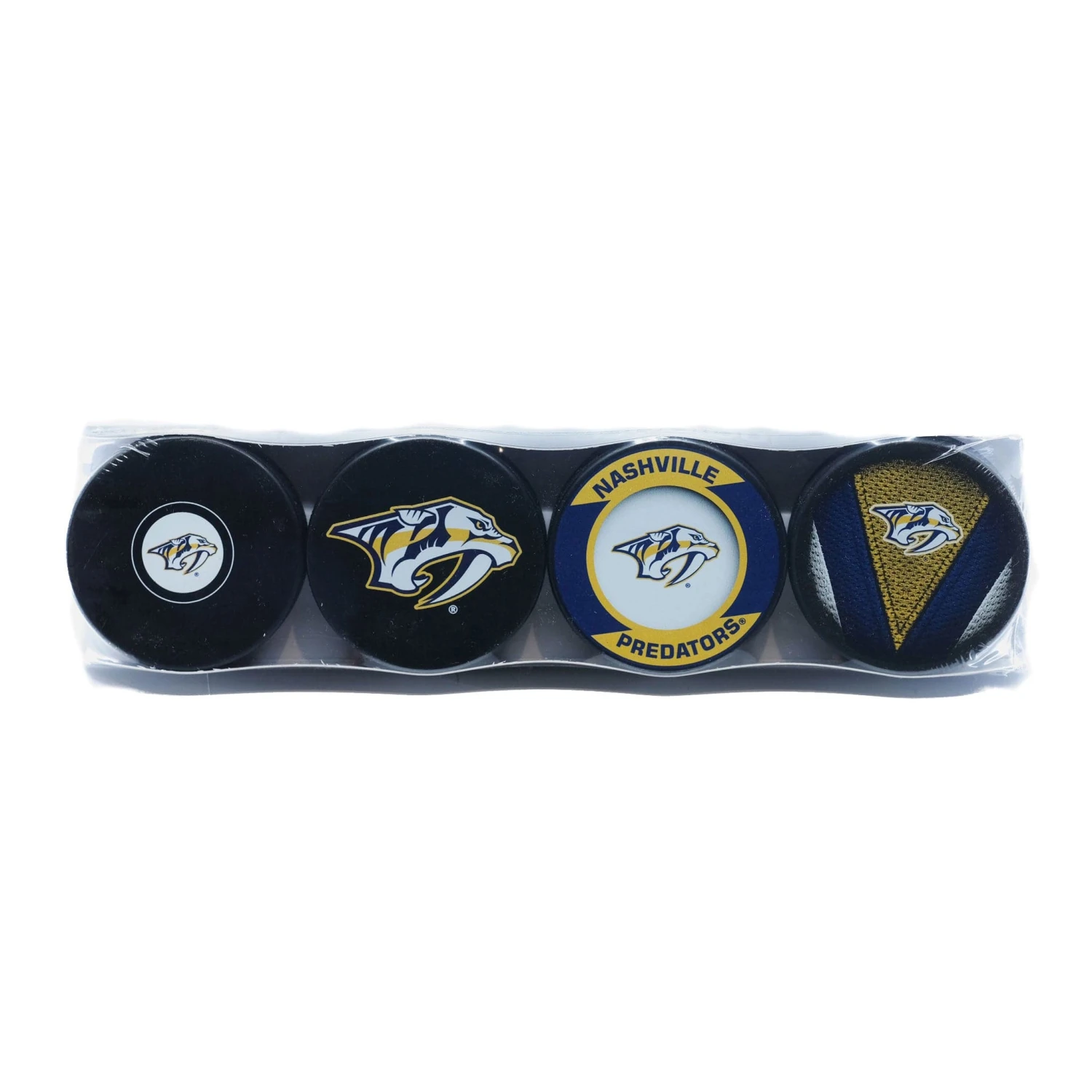 Nashville Predators Inglasco NHL Logo Hockey Puck (4 Pack) 3 Nashville Predators Inglasco NHL Logo Hockey Puck (4 Pack)