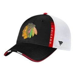 Chicago Blackhawks - OuterStuff NHL Draft Adjustable Youth Hat