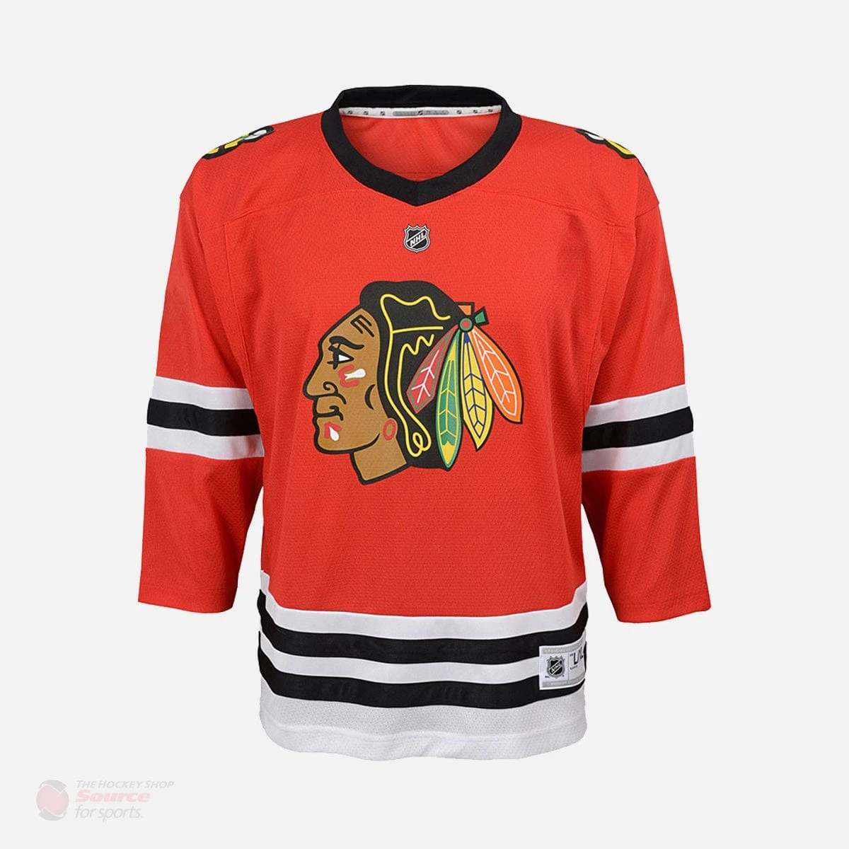 Chicago Blackhawks Home Outer Stuff Replica Junior Jersey - Patrick Kane 4 Chicago Blackhawks Home Outer Stuff Replica Junior Jersey - Patrick Kane - Image 2