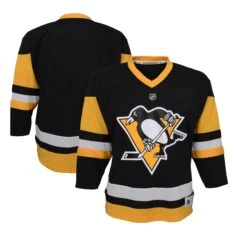 Pittsburgh Penguins Home Outer Stuff Replica Toddler Jersey