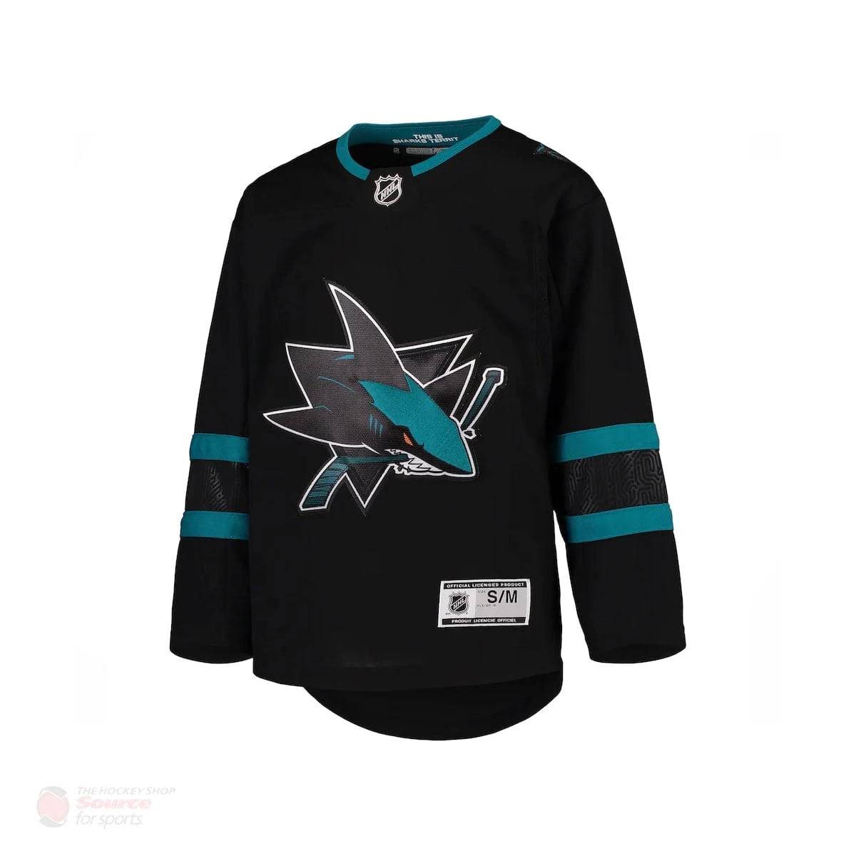 San Jose Sharks Alternate Outer Stuff Premier Junior Jersey 4 San Jose Sharks Alternate Outer Stuff Premier Junior Jersey - Image 2