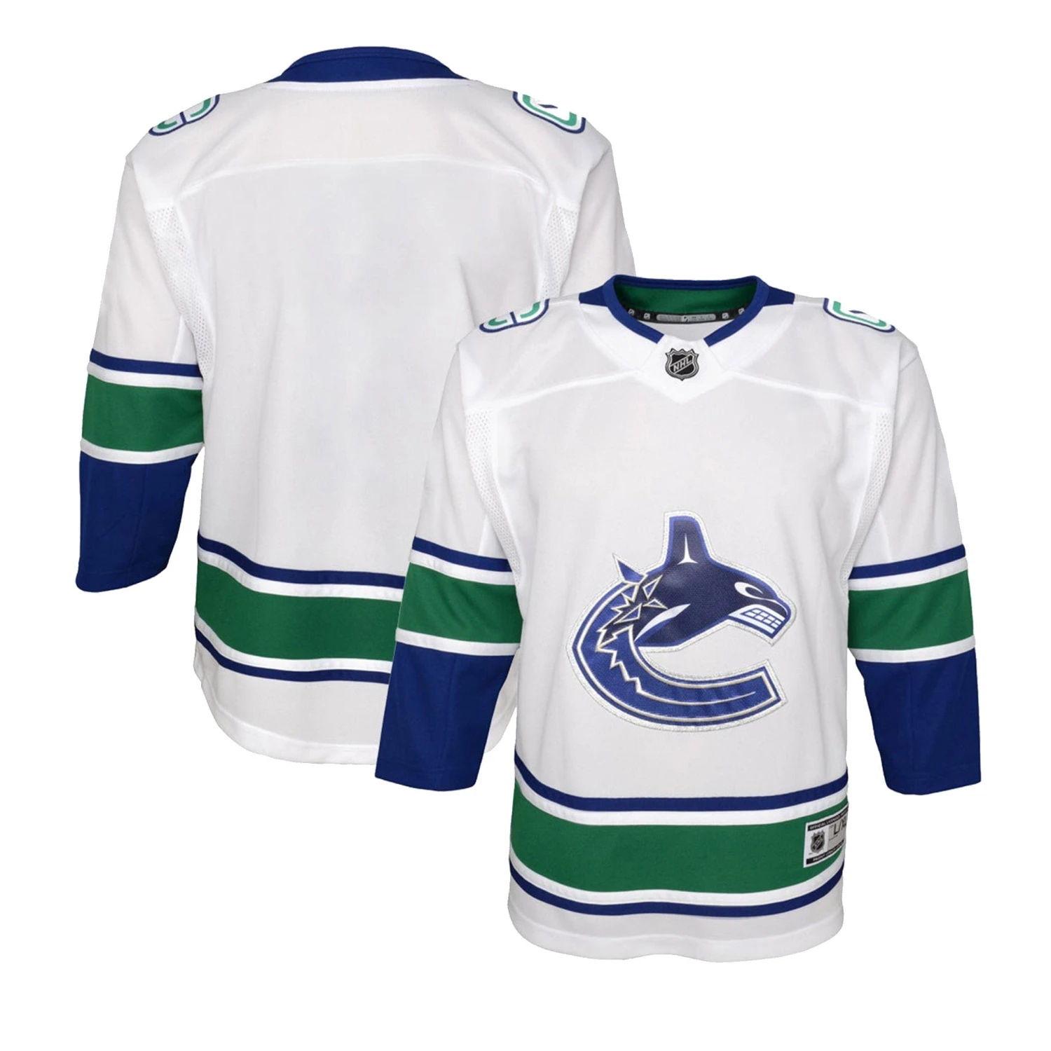 Vancouver Canucks Away Outer Stuff Premier Junior Jersey 3 Vancouver Canucks Away Outer Stuff Premier Junior Jersey