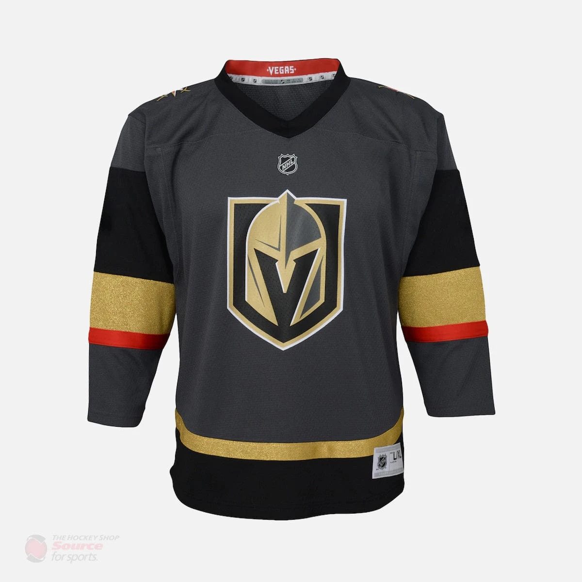 Vegas Golden Knights Home Outer Stuff Replica Junior Jersey 4 Vegas Golden Knights Home Outer Stuff Replica Junior Jersey - Image 2