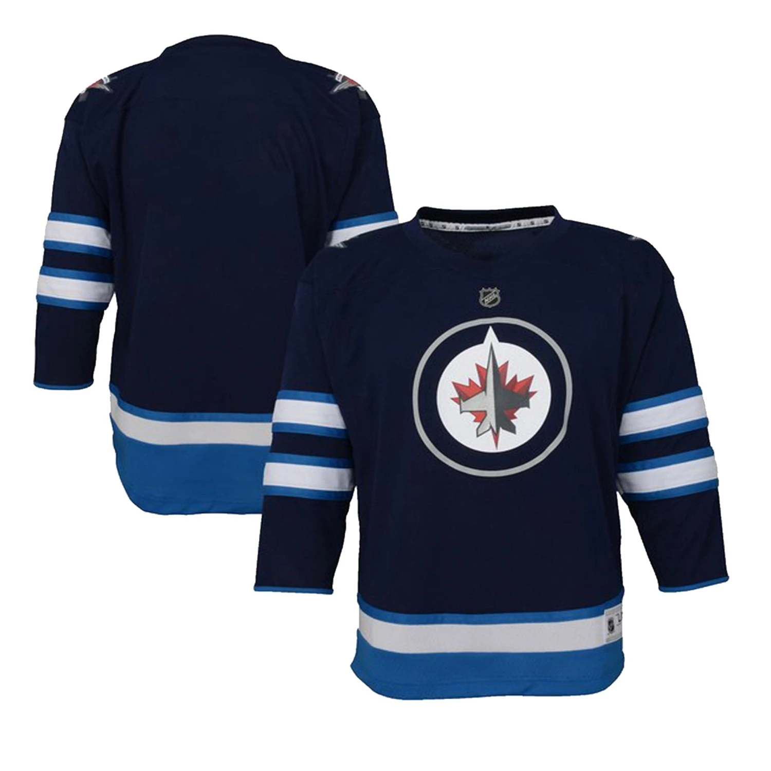 Winnipeg Jets Home Outer Stuff Replica Junior Jersey 3 Winnipeg Jets Home Outer Stuff Replica Junior Jersey