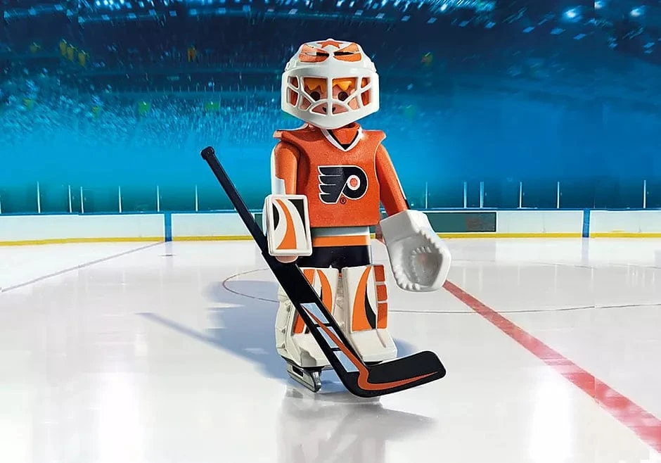 Playmobil NHL Hockey Goalie - Philadelphia 4 Playmobil NHL Hockey Goalie - Philadelphia - Image 2