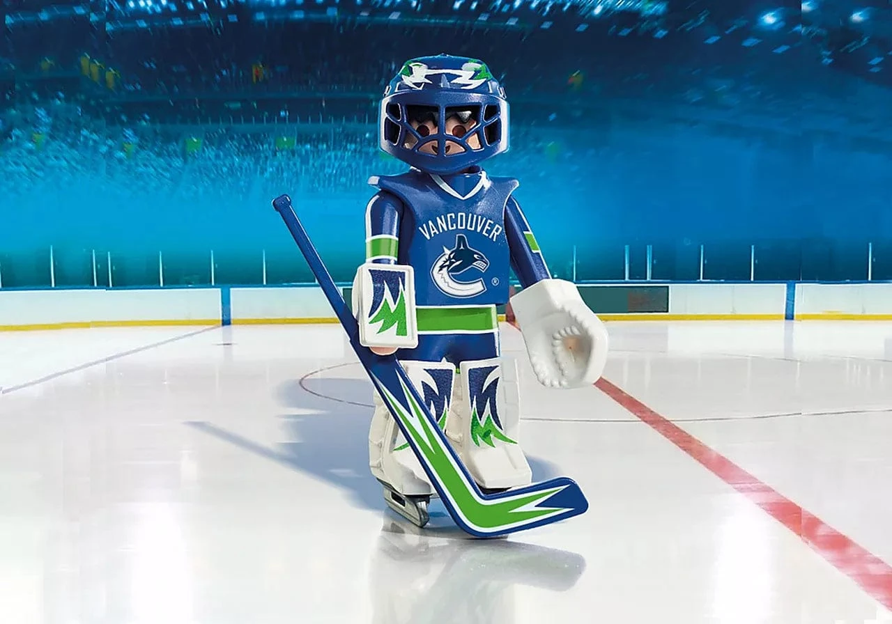Playmobil NHL Hockey Goalie - Vancouver 4 Playmobil NHL Hockey Goalie - Vancouver - Image 2